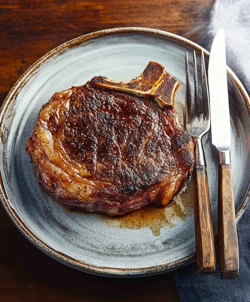 cowboy steak grilling