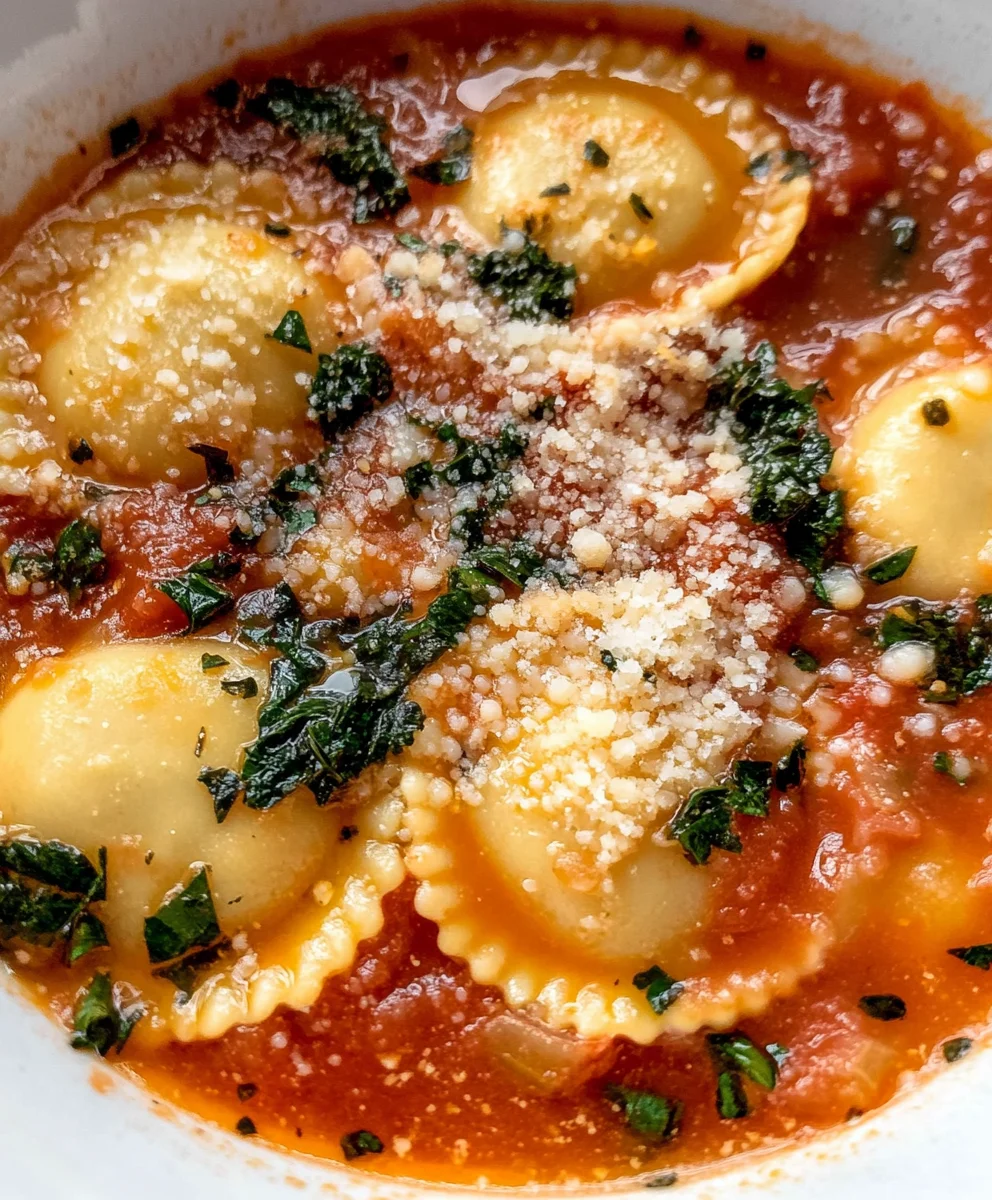 Ravioli Soup