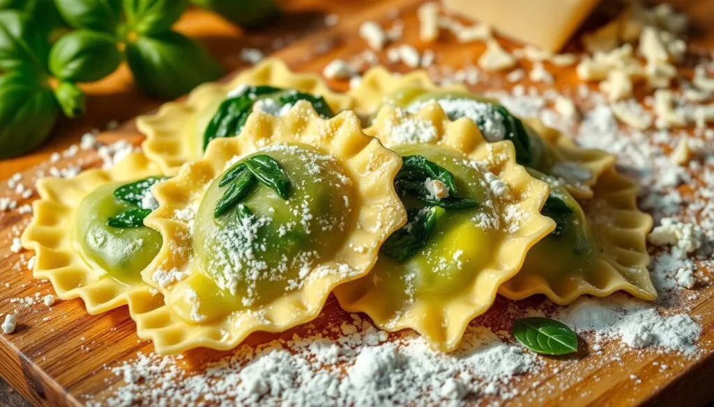 spinach ravioli