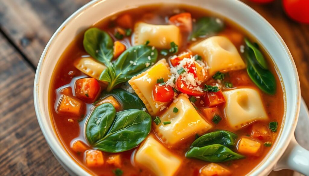 Ravioli Soup